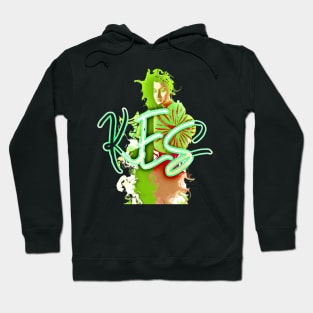 Kiwi hibiscus fire Hoodie